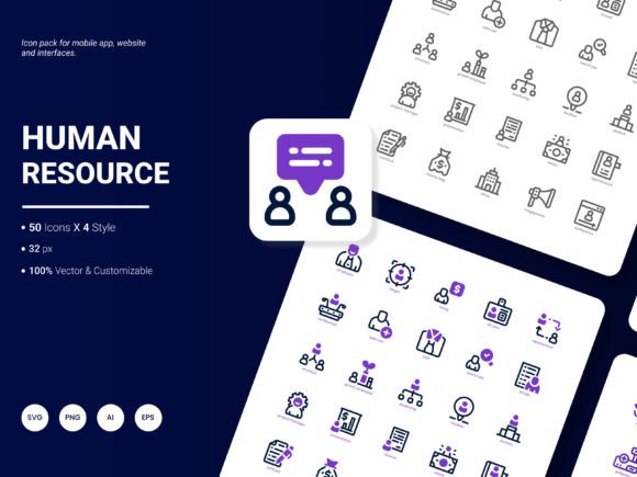 Download Human Resource Icon Pack - Premium Resources