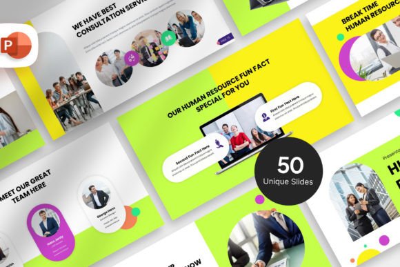 Download Human Resource PowerPoint Template - Premium Bundle