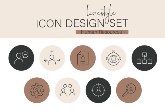Download Linestyle Icon Design Set Human Resource - Premium Resources
