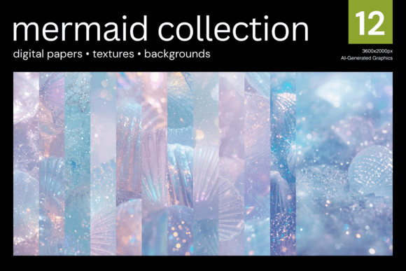 Download Mermaid Collection Digital Paper 17 - Premium Resources